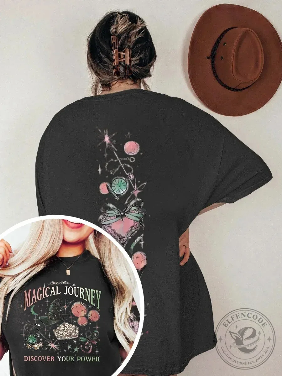 Oversized Graphic Tee: Unleash Your Power on a Magical Journey